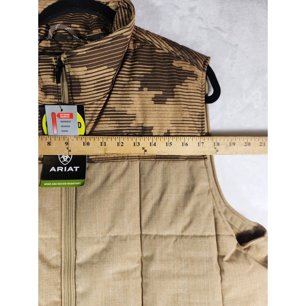 Ariat Crius Vest Mens XL Tall Cornstalk Heather Camo Insulated Conceal Carry - Picture 10 of 16
